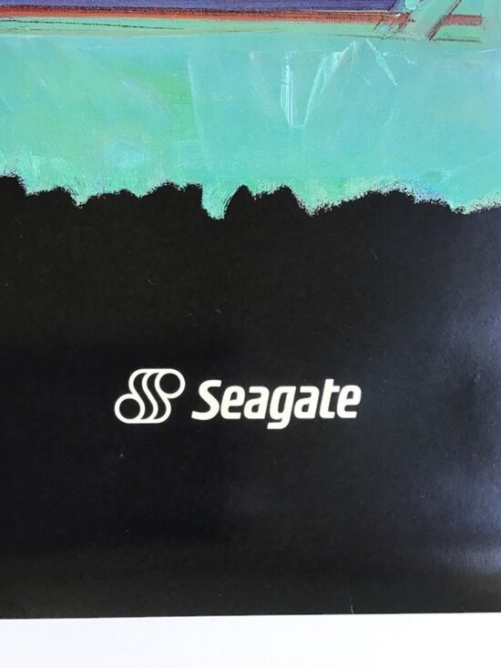 Seagate Technology Poster 1990 Fine Art of Disc Drives Vintage Tech Graphic - Picture 6 of 15